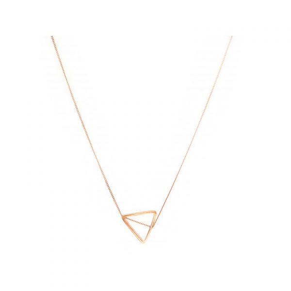 rose gold triangle