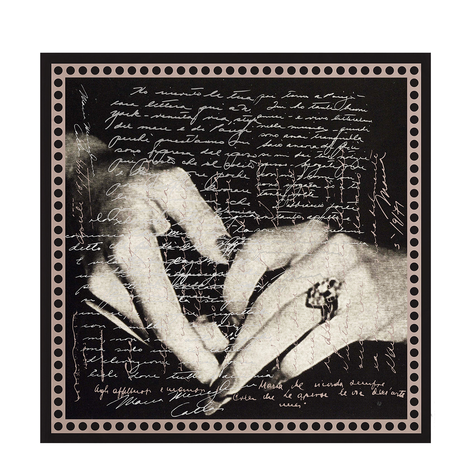 Λ000452_ΜΑΡΙΑ ΚΑΛΛΑΣ μεταξωτό μαντήλι 53×53 ΜΑΥΡΟ_1